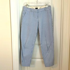 J. Crew Women’s City Fit capri pinstripe pants